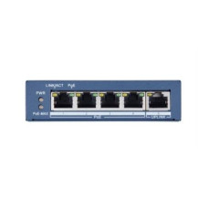 SWITCH HIKVISION L2, Unmanaged, 4 Gigabit POE ports, 1 Gigabit RJ45 uplink port, 802.3af/at, PoE power budget 60w DS-3E0505P-E H