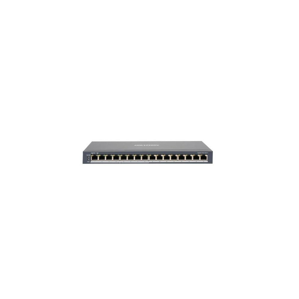 SWITCH HIKVISION 8 Gigabit POE ports, 8 Gigabit RJ45, 802.3af/at, PoE power budget 110w, SOHO - DS-3E0516P-O DS-3E0516P-O HIKVIS
