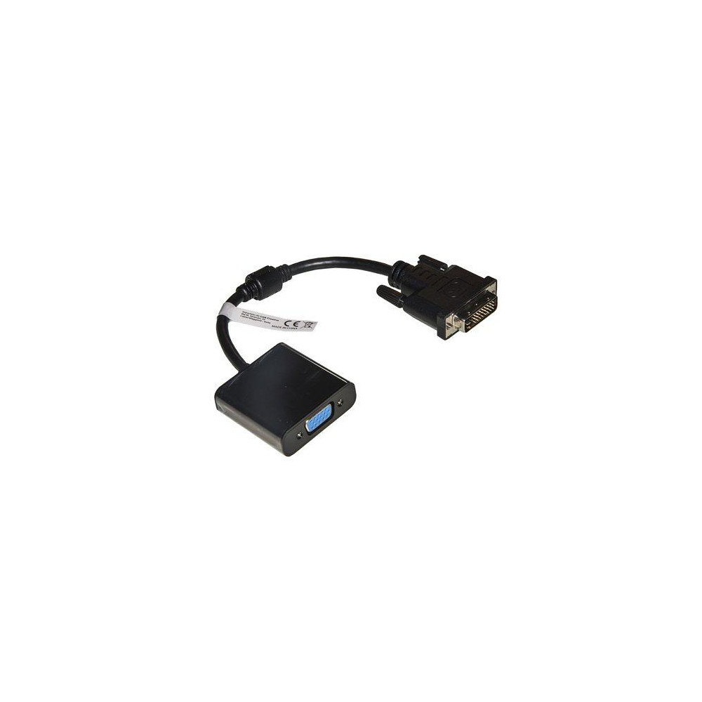 ADATTATORE LINK DVI-D 24+1pin TO VGA 15 POLI, M/F, VIDEO ATTIVO, NERO, LKADAT121