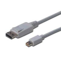 CAVO DIGITUS DISPLAYPORT TO MINI DP, M/M, 3MT, BIANCO, AK340102030W