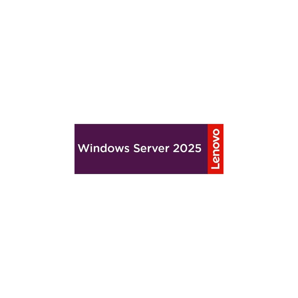 Windows Server 2025 Standard Additional License (16 core) (No Media/Key) (APOS) 7S1S002QWW 7S1S002QWW LENOVO