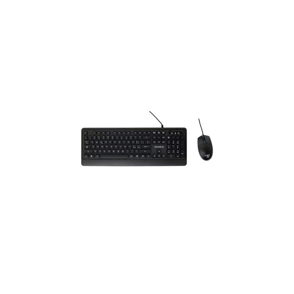 Yashi Professional Multimedia Soft Keyboard & Mouse USB KIT - Black - ITA - MY539 MY539 YASHI