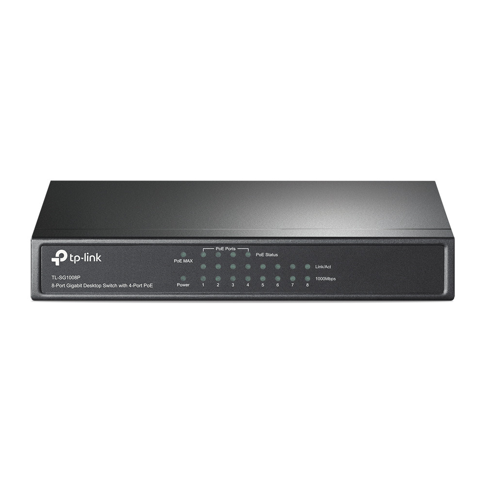 SWITCH 8P GIGABIT DI CUI 4P POE TPL INK DESKTOP RJ45 53W
