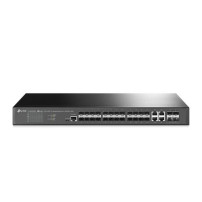 SWITCH TP-LINK TL-SG3428XF JETSTREAM 24P GIGABIT SFP + 4P 10GE SFP+, 4Gigabit RJ45 1U L2+ Managed Rack-mountable, Omada
