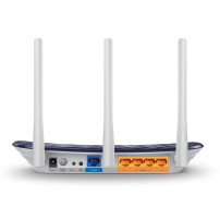 ROUTER TP-LINK AC750 Archer C20 V4 WIRELESS Dual Band 433Mbps a 5GHz + 300Mbps a 2.4GHz, 1 10/100M WAN + 4 10/100M LAN 3 Antenne