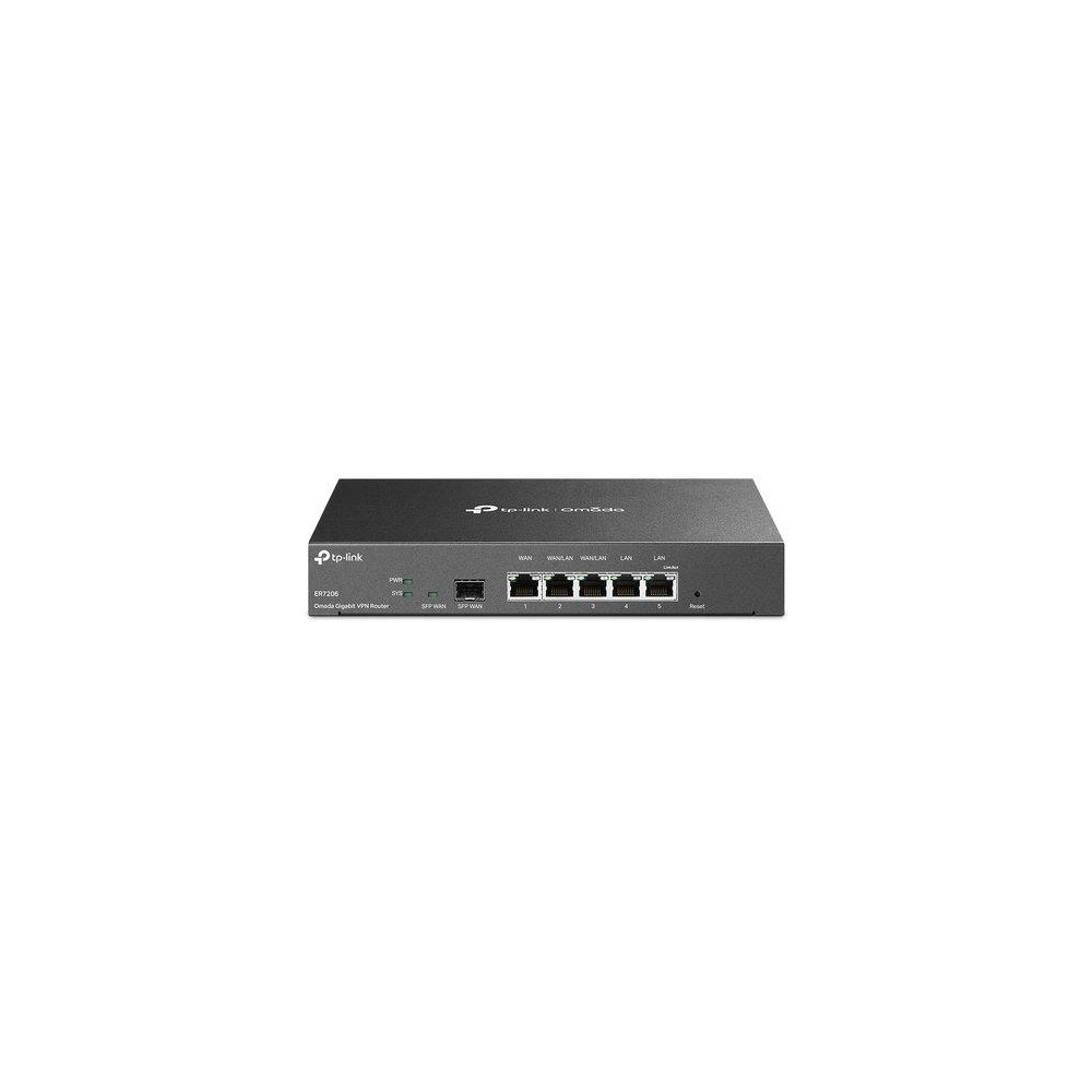 ROUTER TP-LINK ER7206 GIGABIT DUAL WAN SAFESTREAM VPN ROUTER,5P GIGABIT,1P GIGA SFP WAN,1P GIGA RJ45,2P WAN/LAN