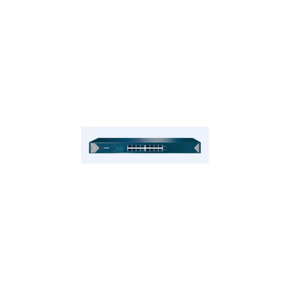 SWITCH HIKVISION 16 Gigabit RJ45 ports, 19-inch Rack-mountable Steel Case Unmanaged Switch