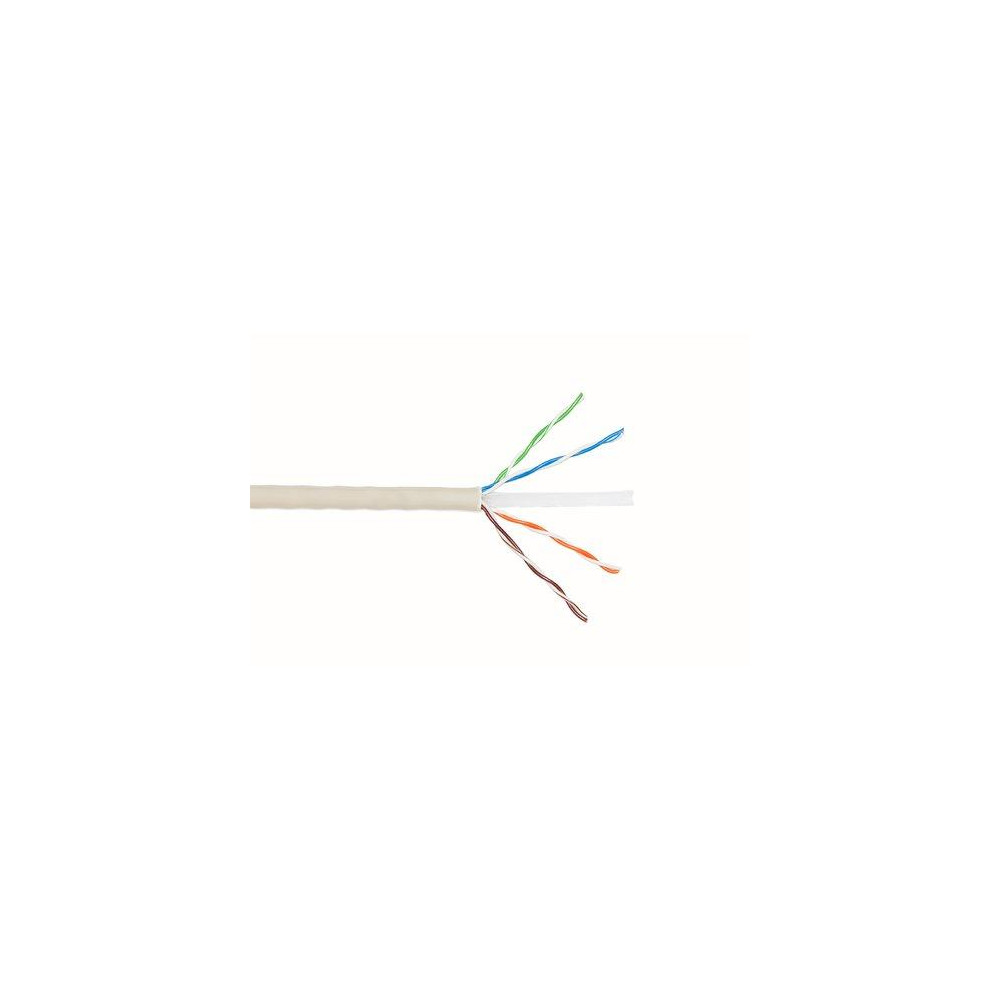 CAVO RETE SOLIDO LINK NON SCHERMATO UTP PER RETI CAT. 6 CCA MATASSA 305MT CLASSE CPR Eca LK305U6S