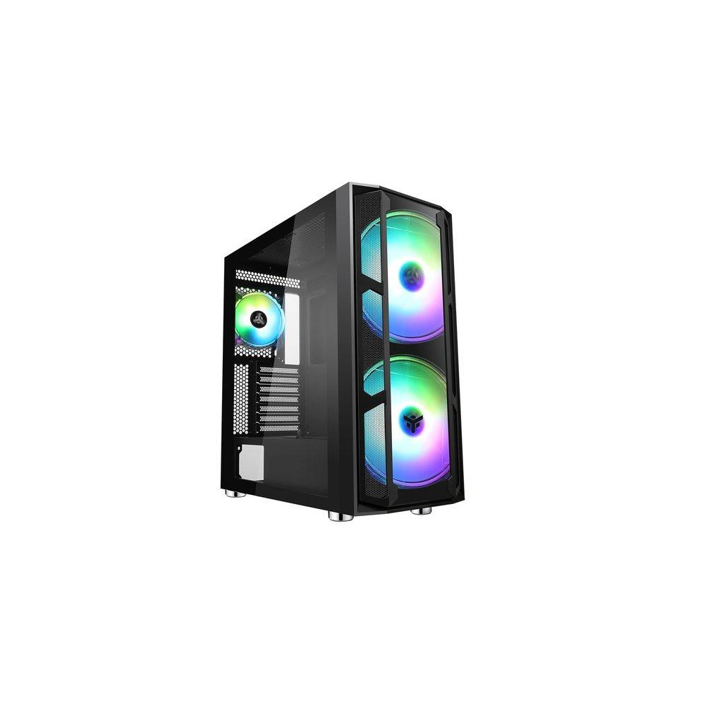 CASE ITEK FULL TOWER "MAJES 20 EVO" USB3, 2*20cm fan ARGB, Trasp Wind XL, -  ITGCAMAJ20E