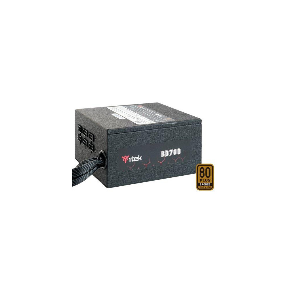 ALIMENTATORE ITEK BD700 700W ATX VENTOLA HTB 12CM - ACTIVE PFC - 80PLUS BRONZE, ITPSEBD700