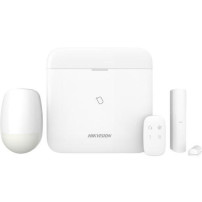 HIKVISION KIT AX PRO 4G 96Zone Dual SIM 1 Telecomando1 Rivelatore PIR 1 Contatto Magnetico 3 Tag - DS-PWA96-Kit-WE