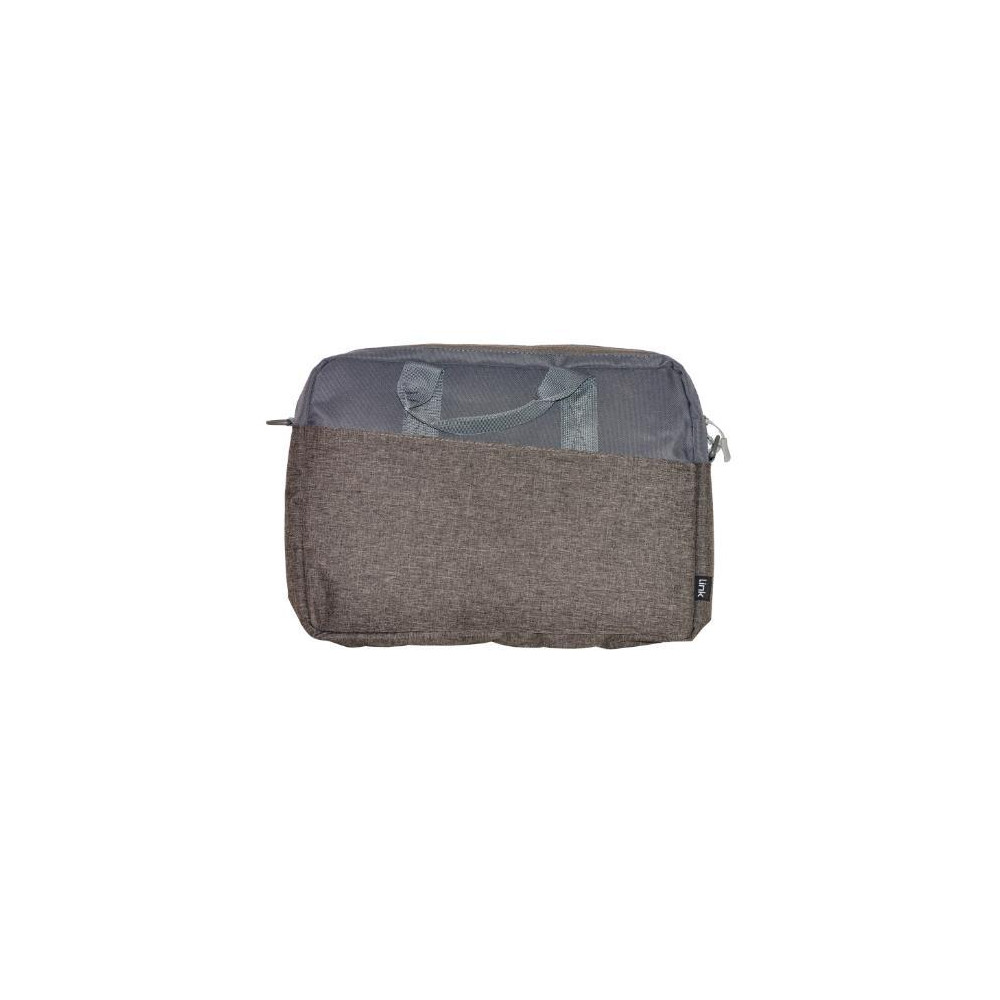 BORSA X NB LINK 15.6" IN PLASTICA RICICLATA RPET 42X29X6 GRIGIO - LKEL01PA