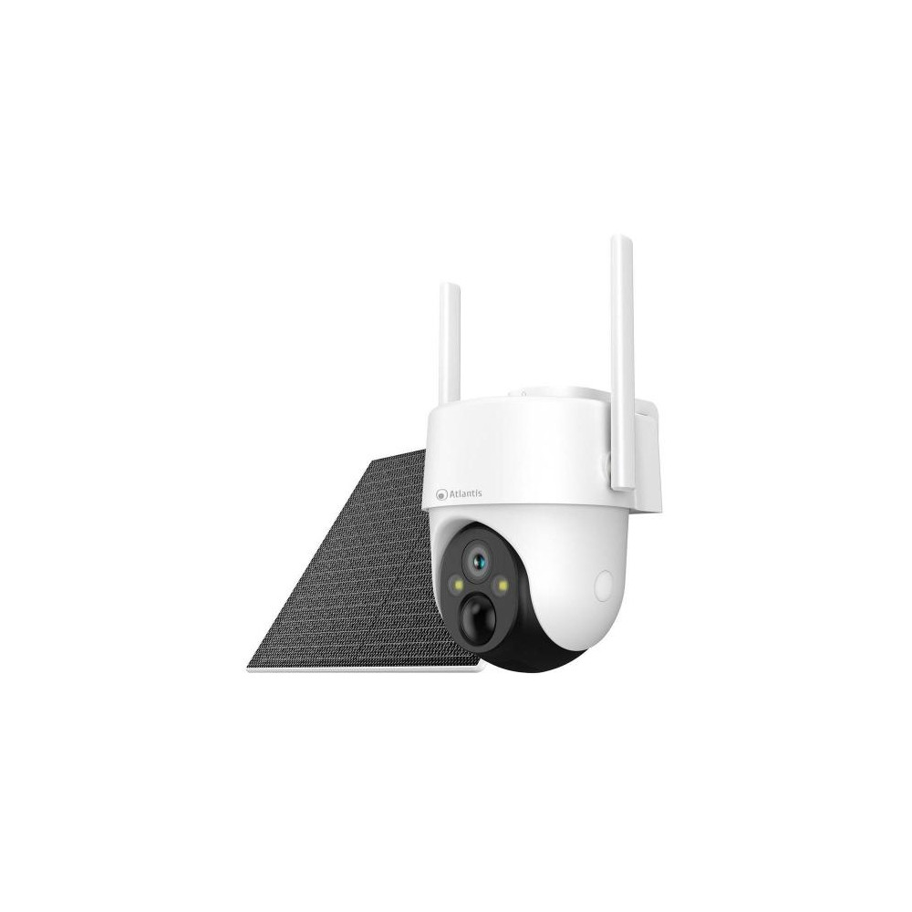 VIDEOCAMERA ATLANTIS VOLTA 4G/LTE PT VL70P-4G WL FHD 15fps H.264 4x batt ricaric. (incl.)SENS. PIR-IP65-led array 7m-MOTORIZ
