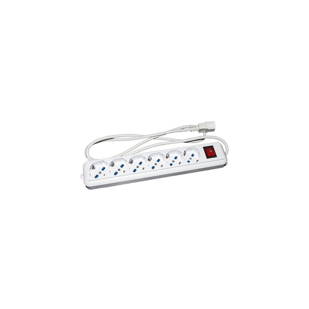 MULTIPRESA LINK PER GRUPPI DI CONTINUITA' CON 6 PRESE TRIPOLARI 10/16A - SPINA IEC C14 LKMP06C