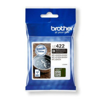 ORIGINAL Brother Cartuccia d'inchiostro nero LC422BK LC-422BK ~550 Seiten