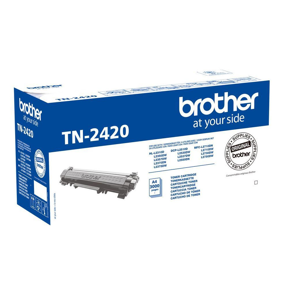 TONER ORIGINALE BROTHER TN-2420 NERO (TN2420) TONER ORIGINALE BROTHER TN-2420 NERO (TN2420)
