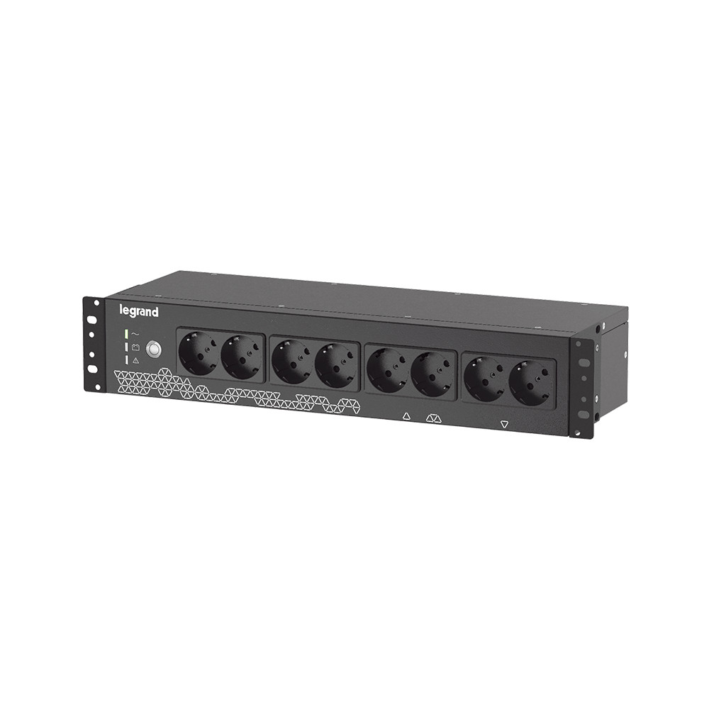 UPS 800 VA RACK KEOR PDU 8*SCHUKO NERO