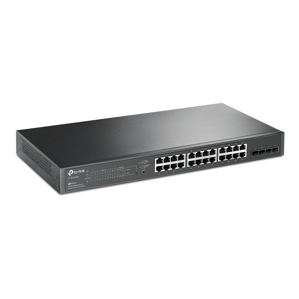 SWITCH 24P JETSTREAM GIGABIT POE+ (T1600G-28PS)