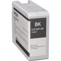 ORIGINAL Epson Cartuccia d'inchiostro nero C13T44C140 SJIC36P-K 80ml