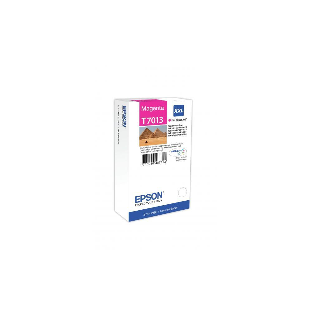 ORIGINAL Epson Cartuccia d'inchiostro magenta C13T70134010 T7013 XXL ~3400 Seiten XXL