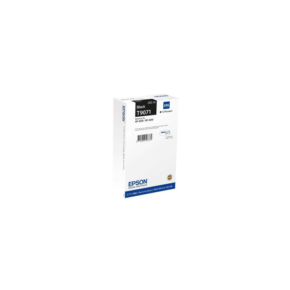 ORIGINAL Epson Cartuccia d'inchiostro nero C13T90714N T9071 XXL ~10000 Seiten 202ml