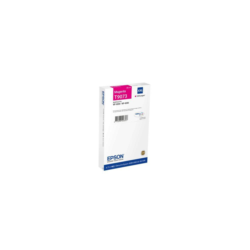 ORIGINAL Epson Cartuccia d'inchiostro magenta C13T90734N T9073 XXL ~7000 Seiten 69ml