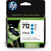 ORIGINAL HP Multipack ciano 3ED77A 712 ~1050 Seiten 87ml