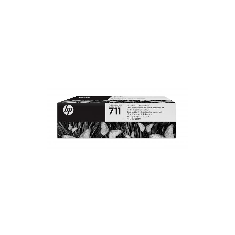 ORIGINAL HP Testina per stampa nero / ciano / magenta / giallo C1Q10A 711