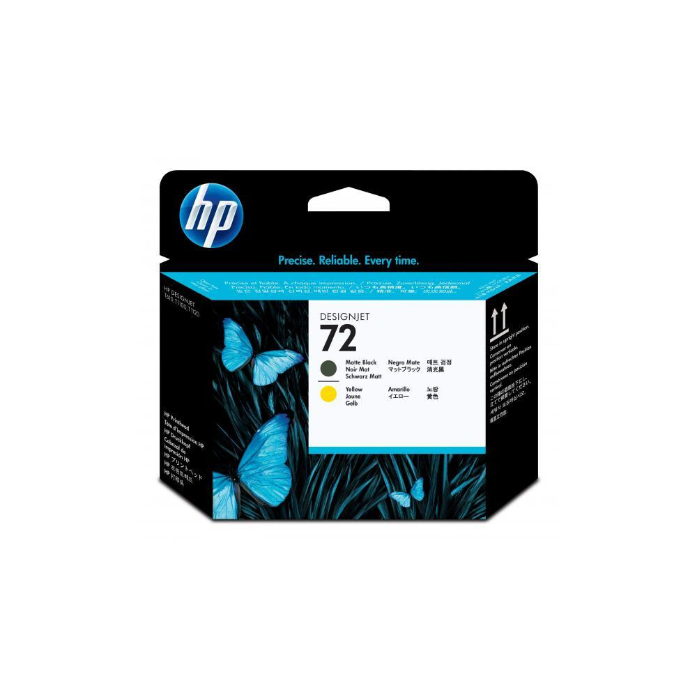 ORIGINAL HP Testina per stampa giallo / Nero (opaco) C9384A 72