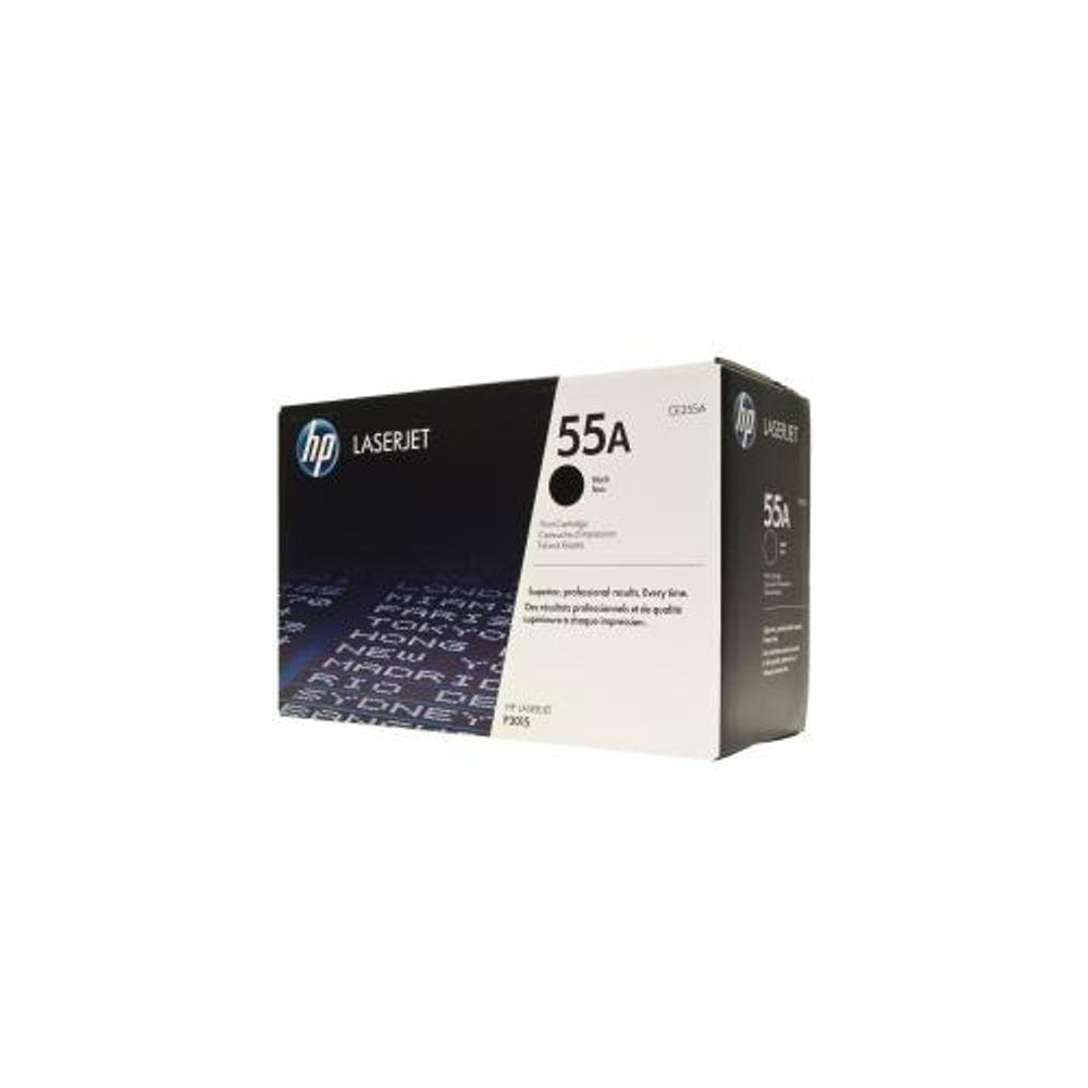 ORIGINAL HP toner nero CE255A 55A ~6000 Seiten