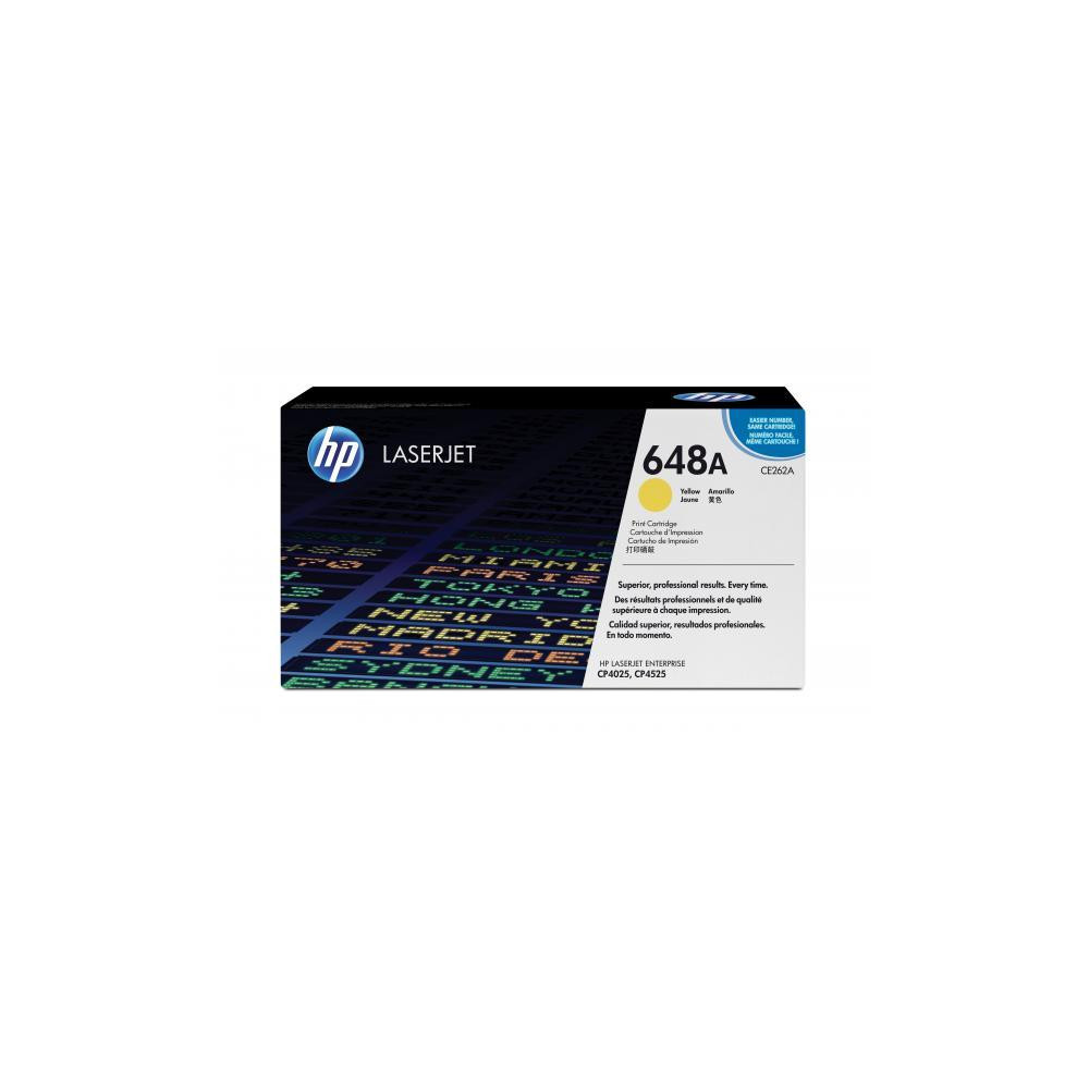 ORIGINAL HP toner giallo CE262A 648A ~11000 Seiten