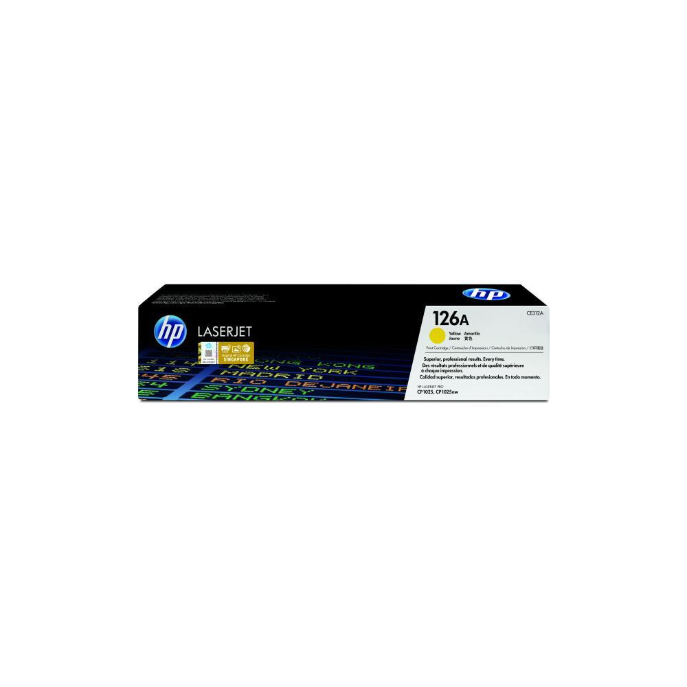 ORIGINAL HP toner giallo CE312A 126A ~1000 Seiten