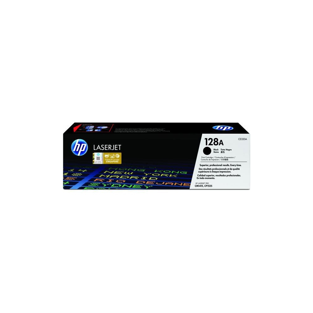 ORIGINAL HP toner nero CE320A 128A ~2000 Seiten ORIGINAL HP toner nero CE320A 128A ~2000 Seiten