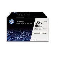 ORIGINAL HP Multipack nero CE505D 05A ~4600 Seiten Confezione doppia da 2.300 pag. cad.