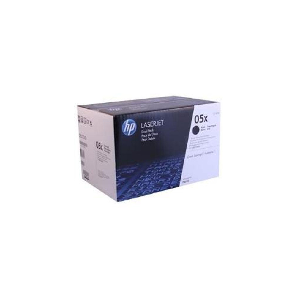 ORIGINAL HP Multipack nero CE505XD 05X ~13000 Seiten pacco con 2 pezzi Ã  6.500 p.