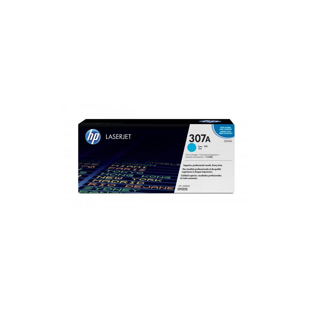 ORIGINAL HP toner ciano CE741A 307A ~7300 Seiten ORIGINAL HP toner ciano CE741A 307A ~7300 Seiten