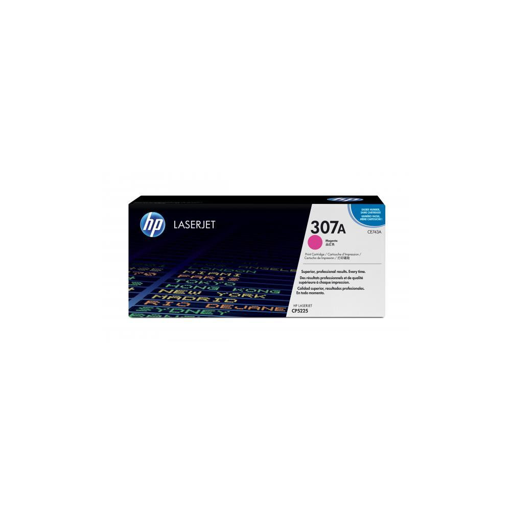 ORIGINAL HP toner magenta CE743A 307A ~7300 Seiten