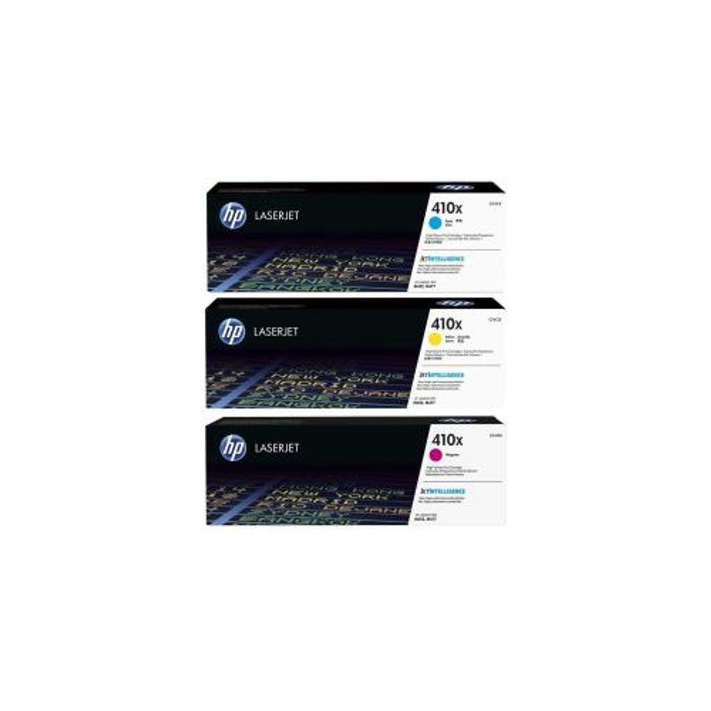 ORIGINAL HP Multipack ciano / magenta / giallo CF252XM 410X ~15000 Seiten