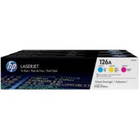 ORIGINAL HP Multipack ciano / magenta / giallo CF341A 126A ~3000 Seiten 3 Toner 126A: c+m+y