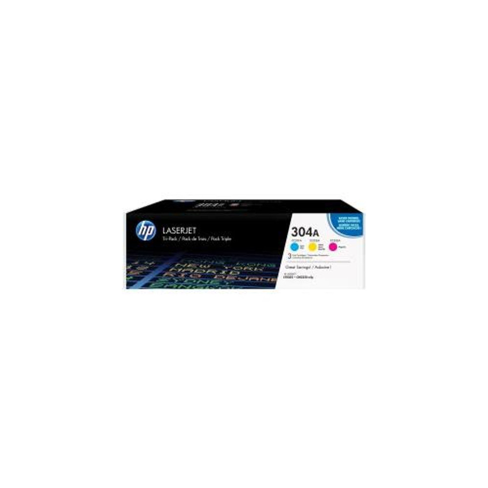 ORIGINAL HP Multipack ciano / magenta / giallo CF372AM 304A ~8400 Seiten CC531A + CC532A + CC533A