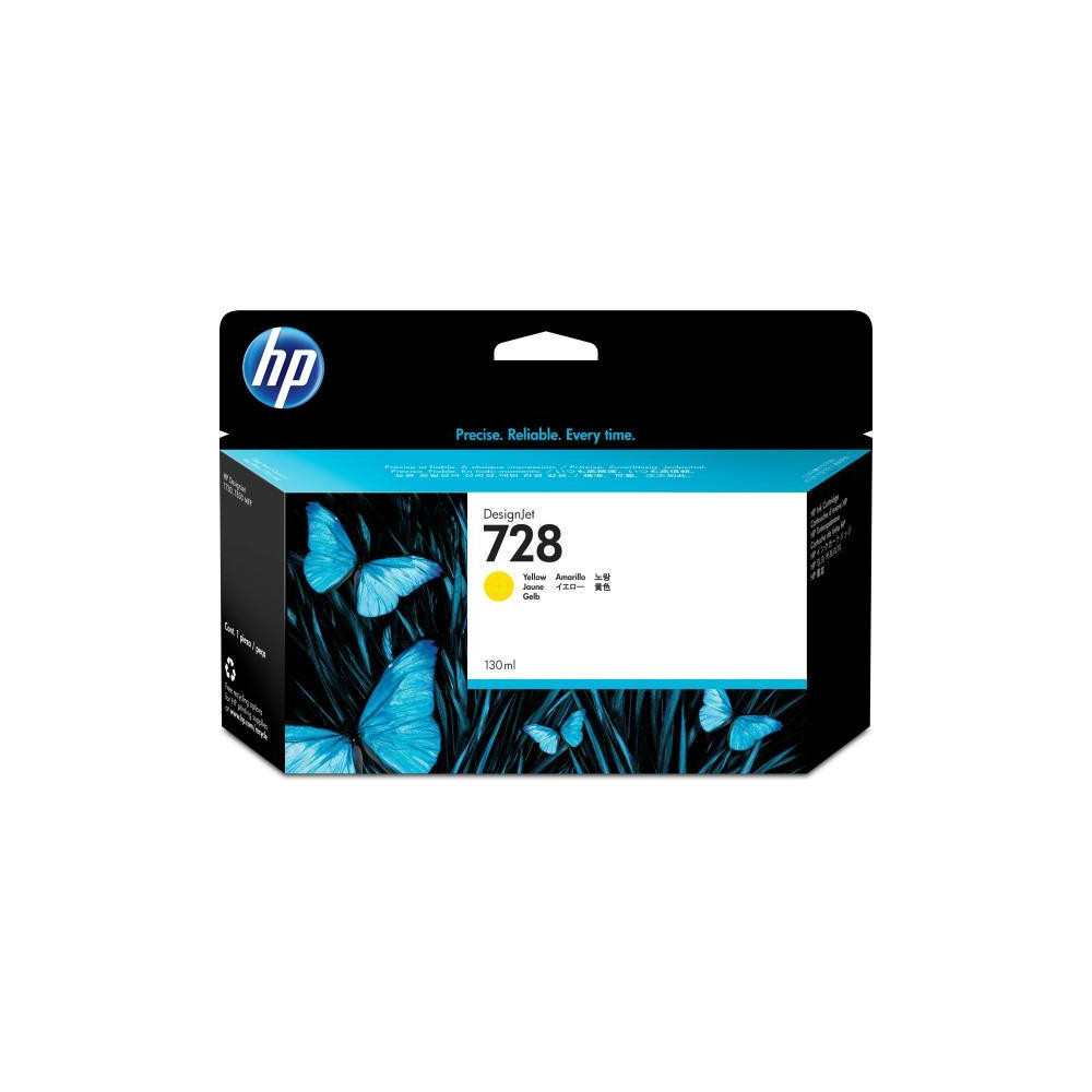 ORIGINAL HP Cartuccia d'inchiostro giallo F9J65A 728 130ml