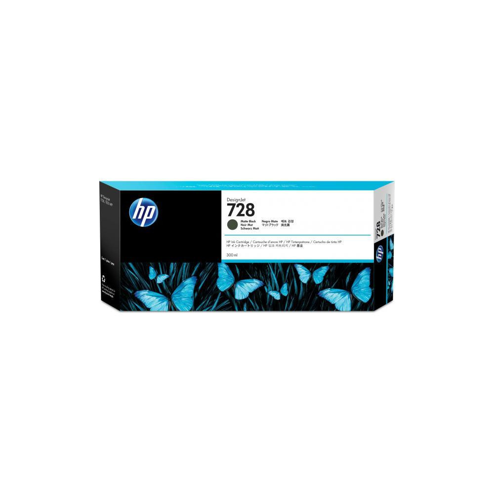 ORIGINAL HP Cartuccia d'inchiostro Nero (opaco) F9J68A 728 300ml