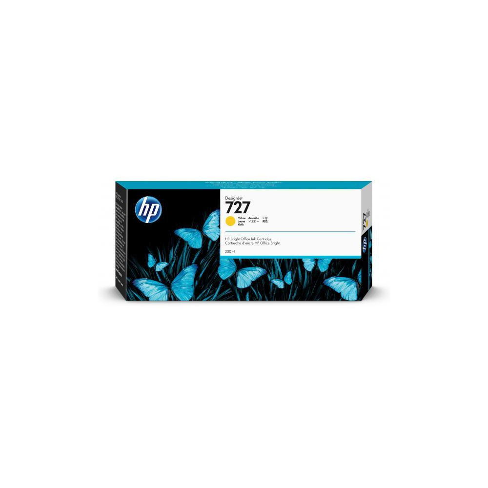 ORIGINAL HP Cartuccia d'inchiostro giallo F9J78A 727 300ml