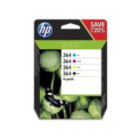 ORIGINAL HP Multipack nero / ciano / magenta / giallo N9J73AE 364 ~1150 Seiten 4x inchiostro HP 364: bk + c + m + y