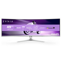 Philips Evnia 8000 49M2C8900/00 Monitor PC 124,2 cm (48.9") 5120 x 1440 Pixel Dual QHD QD-OLED Bianco