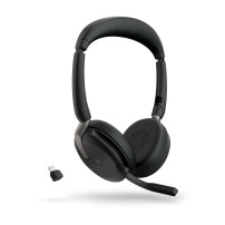 Jabra Evolve2 65 Flex Auricolare Con cavo e senza cavo A Padiglione Ufficio Bluetooth Nero