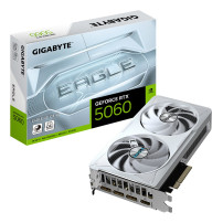 GIGABYTE GeForce RTX 5060 EAGLE OC ICE 8G Scheda Grafica - 8GB GDDR7, 128bit, PCI-E 5.0, 2550 MHz Frequenza core, 3 x DisplayPor