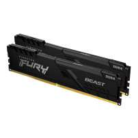 Kingston Technology FURY Beast 32GB 3200MT/s DDR4 CL16 DIMM (Kit da 2) 1Gx8 Black