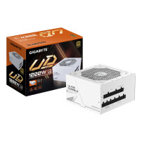 GIGABYTE UD1000GM PG5 V2 ICE Alimentatore – PCIe Gen 5.1, 80 PLUS Gold, Design completamente modulare, Ventola da 120 mm, Compat