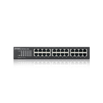Switch ZYXEL GS-1100-24E Unmanaged, 24 porte Gigabit, design senza ventole, Desktop/Rack - GS1100-24E-EU0103F